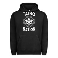 Pigment Black white taino nation coqui sun boricua taino Urban Hoodie - artisFamous