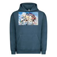 Pigment Midnight Navy Genshin Impact Urban Hoodie - artisFamous