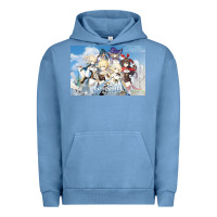 Pigment Pebble Blue Genshin Impact Urban Hoodie - artisFamous