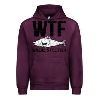 Mauve Wine wtf where's the fish Urban Hoodie - artisFamous