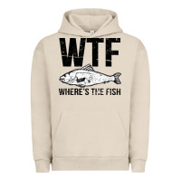 Pigment French Oak wtf where's the fish Urban Hoodie - artisFamous