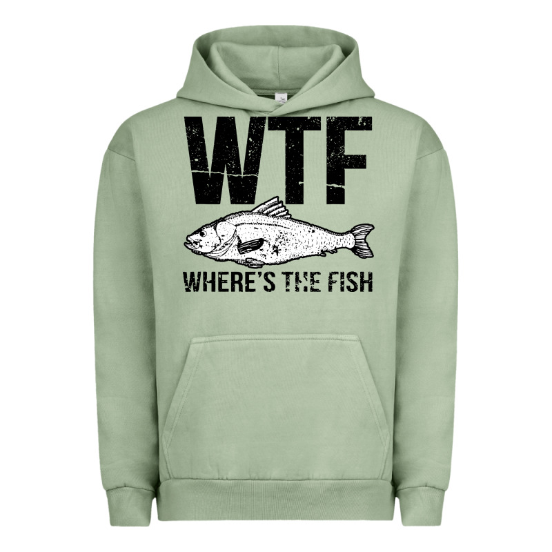 Wtf Where's The Fish Urban Hoodie by artisFamous | Teevron