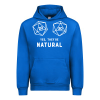 Cobalt yes they're natural 20 dice funny rpg gamer Urban Hoodie - artisFamous