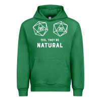 Emerald yes they're natural 20 dice funny rpg gamer Urban Hoodie - artisFamous
