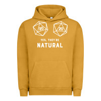 Pigment Peanut Butter yes they're natural 20 dice funny rpg gamer Urban Hoodie - artisFamous