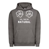 Yes They're Natural 20 Dice Funny Rpg Gamer Urban Hoodie | Teevron