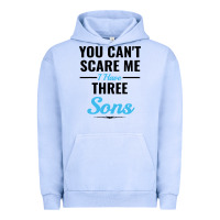Pigment Grape Ice you can't scare me i have three sons Urban Hoodie - artisFamous