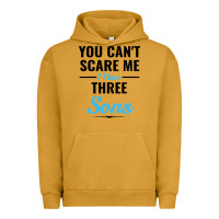 Pigment Peanut Butter you can't scare me i have three sons Urban Hoodie - artisFamous