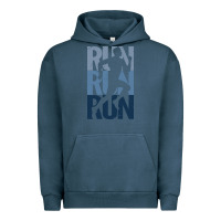 Pigment Midnight Navy Run Running | for Runners Urban Hoodie - artisFamous