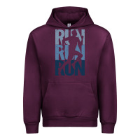 Mauve Wine Run Running | for Runners Urban Hoodie - artisFamous