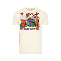 Vintage Arctic It's Game Day Y'all Basketball Coffee Cups Vintage Tee - FaDigitalArtStudio