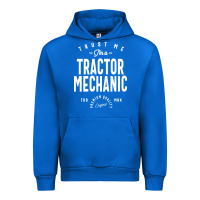 Cobalt Tractor Mechanic Gift Funny Job Title Profession Birthday Idea Urban Hoodie - artisFamous