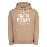 Pigment Burro Tractor Mechanic Gift Funny Job Title Profession Birthday Idea Urban Hoodie - artisFamous