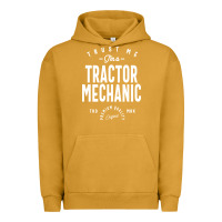 Pigment Peanut Butter Tractor Mechanic Gift Funny Job Title Profession Birthday Idea Urban Hoodie - artisFamous