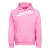 Fuchsia Pink all gas no brakes for dark Urban Hoodie - artisFamous