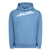 Pigment Pebble Blue all gas no brakes for dark Urban Hoodie - artisFamous