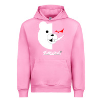 Fuchsia Pink dangan ronpa  monokuma Urban Hoodie - artisFamous