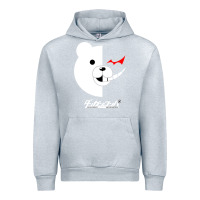 Heather Grey dangan ronpa  monokuma Urban Hoodie - artisFamous