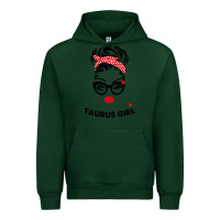 Forest Green taurus girl Urban Hoodie - artisFamous