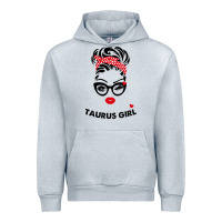 Heather Grey taurus girl Urban Hoodie - artisFamous