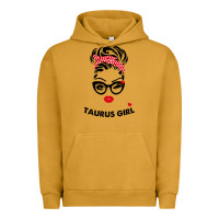Pigment Peanut Butter taurus girl Urban Hoodie - artisFamous