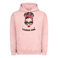 Pigment Salmon taurus girl Urban Hoodie - artisFamous