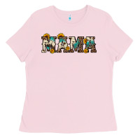 Bubblegum Pink mama sunflower leopard Ladies Tee - OliviaCreatesArt