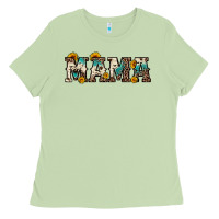 Matcha mama sunflower leopard Ladies Tee - OliviaCreatesArt