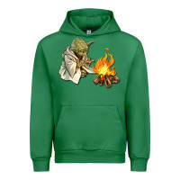 Emerald Yoda is warming up Urban Hoodie - artisFamous