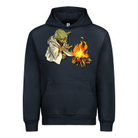 Navy Yoda is warming up Urban Hoodie - artisFamous