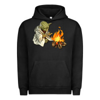 Pigment Black Yoda is warming up Urban Hoodie - artisFamous
