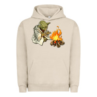 Pigment French Oak Yoda is warming up Urban Hoodie - artisFamous