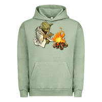 Pigment Oil Green Yoda is warming up Urban Hoodie - artisFamous