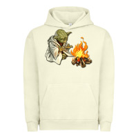 Pigment Pistachio Yoda is warming up Urban Hoodie - artisFamous