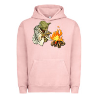 Pigment Salmon Yoda is warming up Urban Hoodie - artisFamous