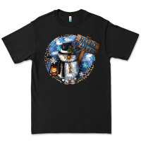 Black hello winter Premium Tee - CowGirlArtShop