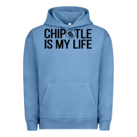 Pigment Pebble Blue chipotle is my life Urban Hoodie - artisFamous
