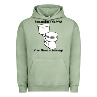 Pigment Oil Green toilet Urban Hoodie - artisFamous