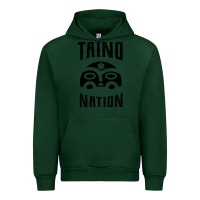 Forest Green Taino Nation Gift Puerto Rico Urban Hoodie - artisFamous