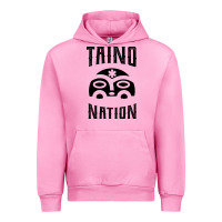 Fuchsia Pink Taino Nation Gift Puerto Rico Urban Hoodie - artisFamous