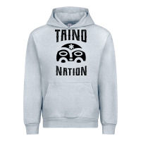 Heather Grey Taino Nation Gift Puerto Rico Urban Hoodie - artisFamous
