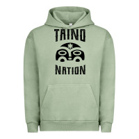 Pigment Oil Green Taino Nation Gift Puerto Rico Urban Hoodie - artisFamous