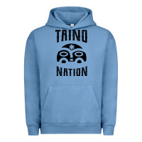 Pigment Pebble Blue Taino Nation Gift Puerto Rico Urban Hoodie - artisFamous