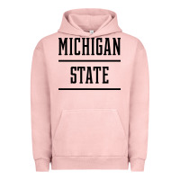 Pigment Salmon Michigan MI State vintage Athletic Style Urban Hoodie - artisFamous