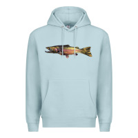 Blue Mist Steelhead Trout Premium Hoodie - LillyAllenDesigns