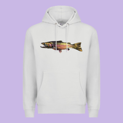 Steelhead Trout Premium Hoodie Designed By Lillyallendesigns