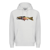 Dove Grey Steelhead Trout Premium Hoodie - LillyAllenDesigns