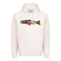Pale Pink Steelhead Trout Premium Hoodie - LillyAllenDesigns
