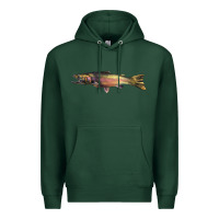 Sports Green Steelhead Trout Premium Hoodie - LillyAllenDesigns