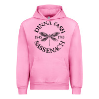 Fuchsia Pink dinna fash sassenach Urban Hoodie - artisFamous